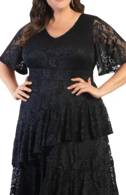 Lace Affair Cocktail Dress - Plus