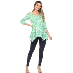 Leopard Cold Shoulder Tunic