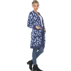 Leopard Print Open Front Cardigan