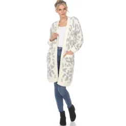 Leopard Print Open Front Cardigan
