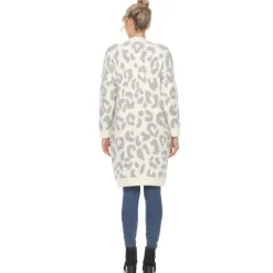 Leopard Print Open Front Cardigan