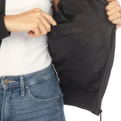 Lightweight Diamond Quilted Puffer Bomber Jacket