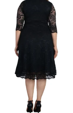 Mademoiselle Lace Cocktail Dress - Plus
