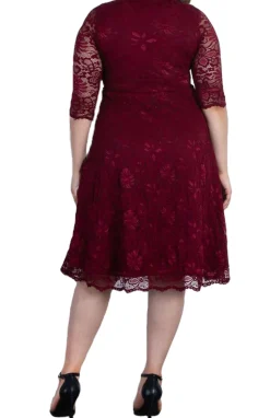 Mademoiselle Lace Cocktail Dress - Plus