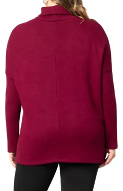Paris Turtleneck Tunic Sweater - Plus