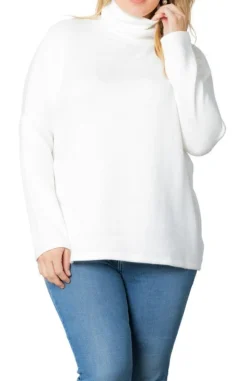 Paris Turtleneck Tunic Sweater - Plus