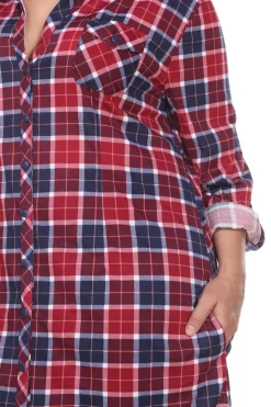 Piper Stretchy Plaid Tunic - Plus