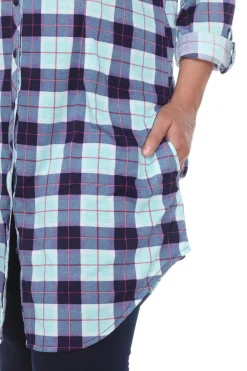 Piper Stretchy Plaid Tunic - Plus