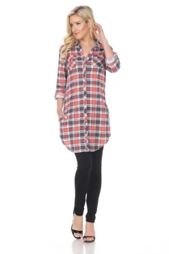 Piper Stretchy Plaid Tunic