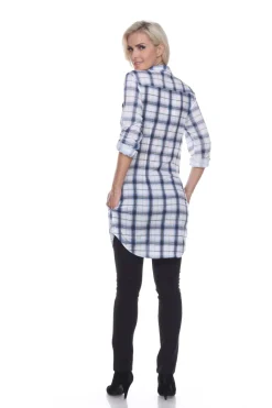 Piper Stretchy Plaid Tunic