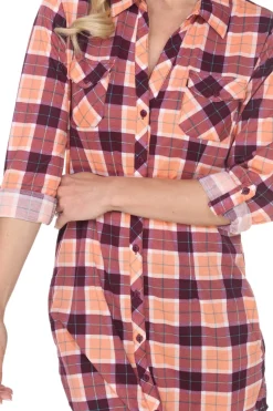 Piper Stretchy Plaid Tunic