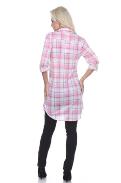 Piper Stretchy Plaid Tunic