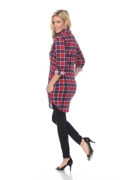 Piper Stretchy Plaid Tunic