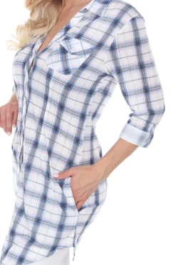 Piper Stretchy Plaid Tunic