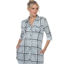 Plaid Tunic Shirt