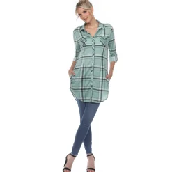 Plaid Tunic Shirt