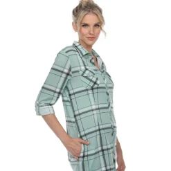 Plaid Tunic Shirt