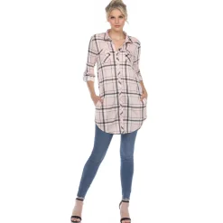 Plaid Tunic Shirt