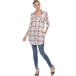 Plaid Tunic Shirt