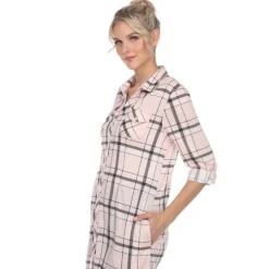 Plaid Tunic Shirt