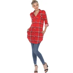Plaid Tunic Shirt