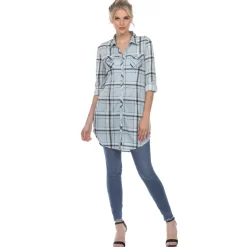 Plaid Tunic Shirt