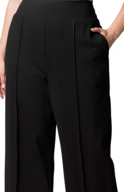 Polished Ponte Wide Leg Pants - Plus