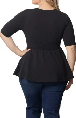 Posh Peplum Top - Plus