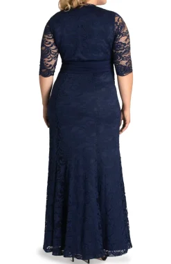 Screen Siren Lace Evening Gown - Plus