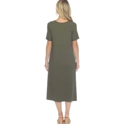 Short Sleeve Midi Dress