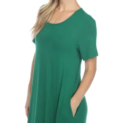 Short Sleeve Midi Dress
