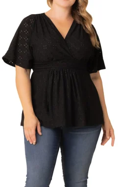 Sunny Day Eyelet Top - Plus