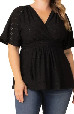 Sunny Day Eyelet Top - Plus