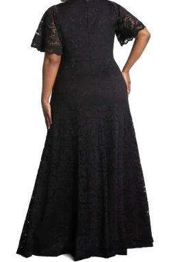Symphony Lace Evening Gown - Plus