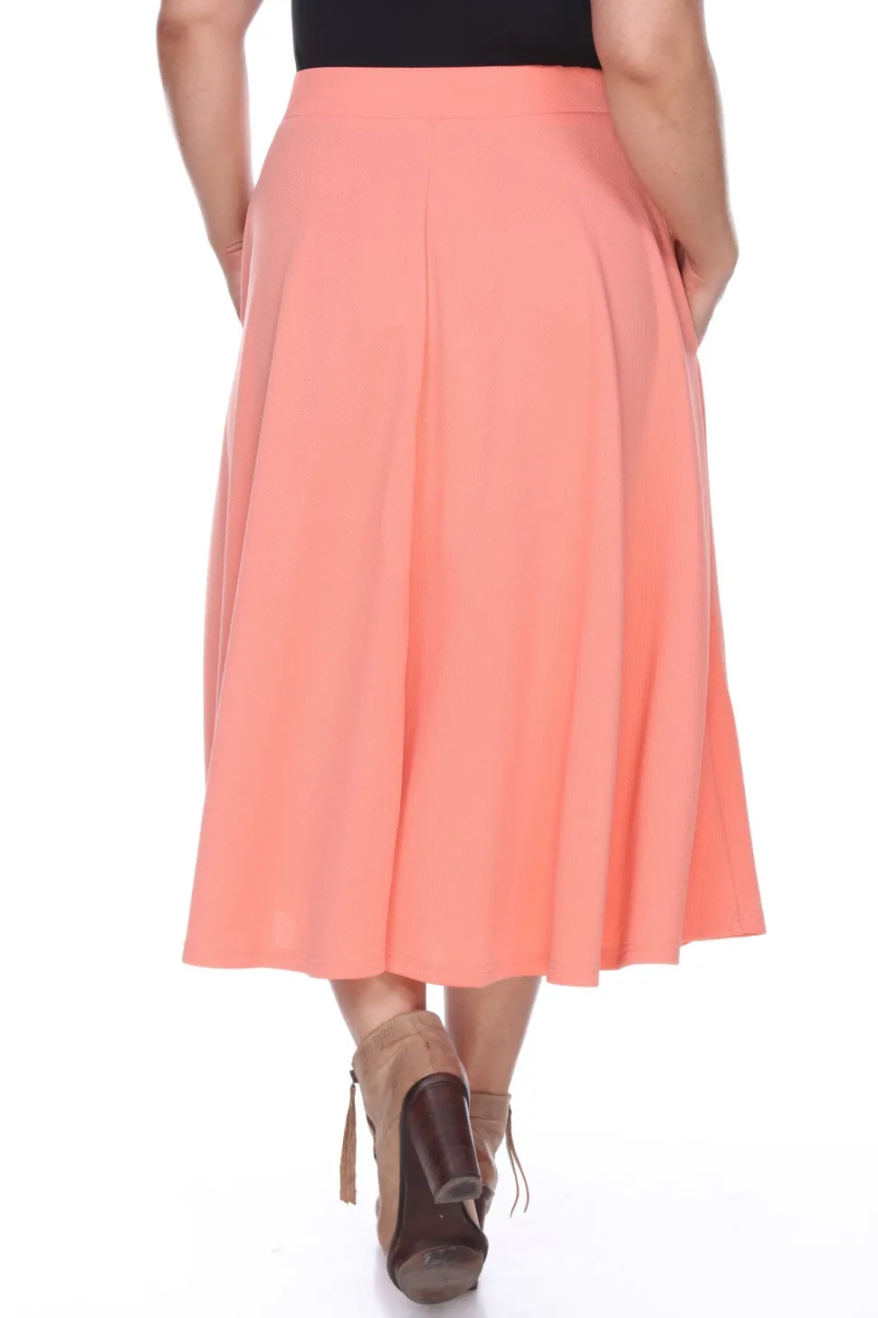 Tasmin Flare Midi Skirts - Plus