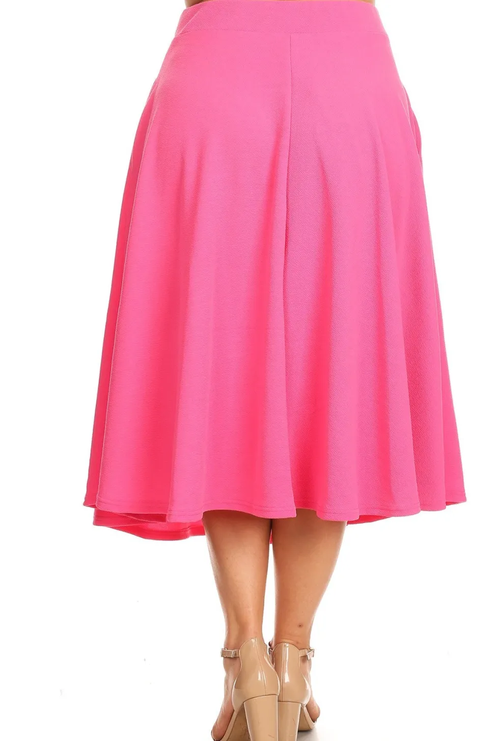 Tasmin Flare Midi Skirts - Plus