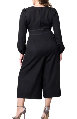 Tessa Cropped Wide-Leg Jumpsuit - Plus