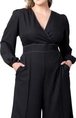 Tessa Cropped Wide-Leg Jumpsuit - Plus