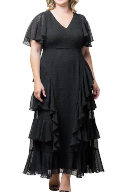 Tour de Flounce Chiffon Gown - Plus