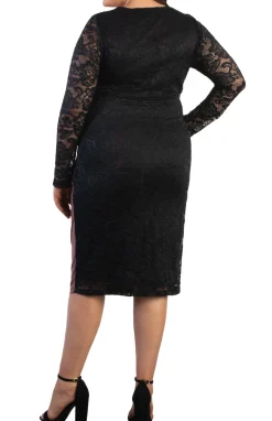 Valentina Illusion Dress - Plus