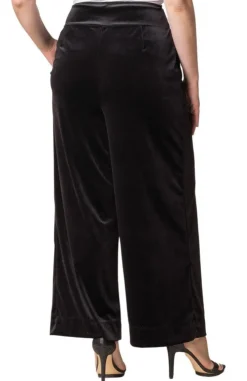Velvet Luxe Wide Leg Pants - Plus
