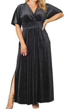 Verona Velvet Evening Gown - Plus