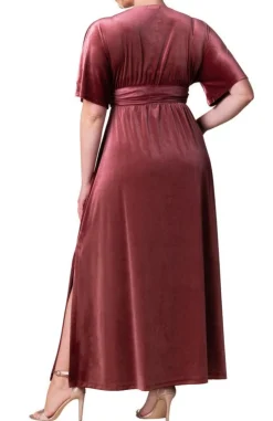 Verona Velvet Evening Gown - Plus