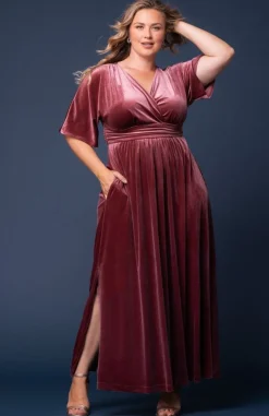 Verona Velvet Evening Gown - Plus