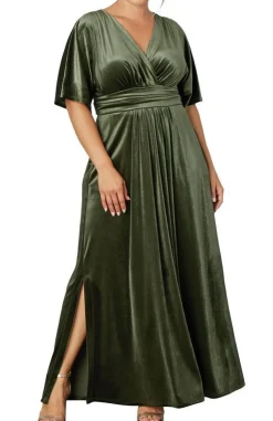 Verona Velvet Evening Gown - Plus
