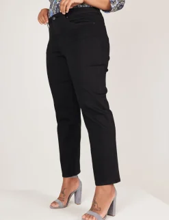 Westport Signature Black Straight Leg Jeans - Plus