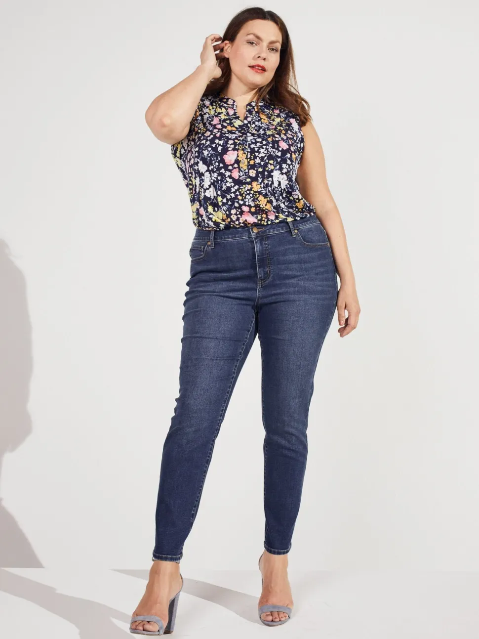 Westport Signature Skinny 5 Pocket Denim Jean - Plus