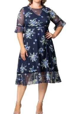 Wildflower Embroidered Dress - Plus