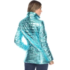 Women's Metallic Puffer Coat