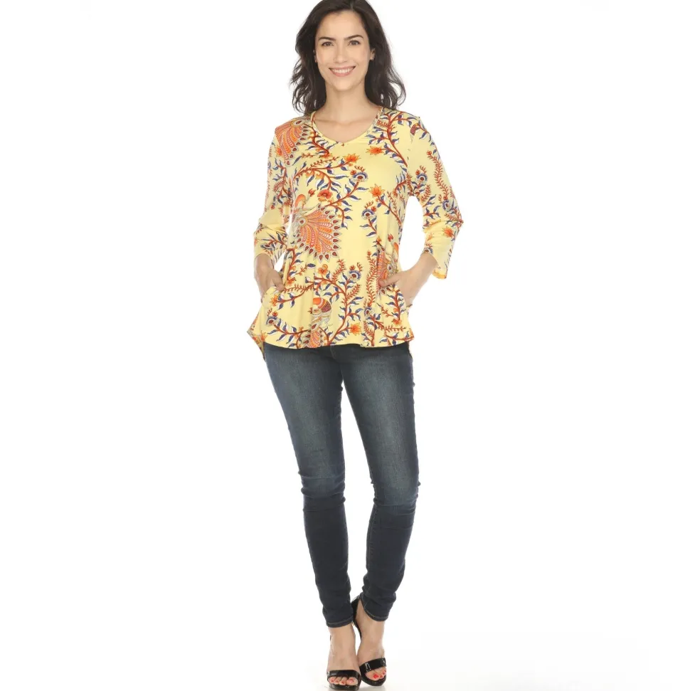 Women's Vibrant Boho Swing Top